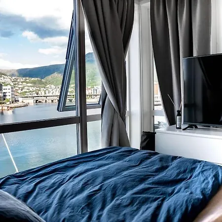 Modern Waterfront Apartment Bergen